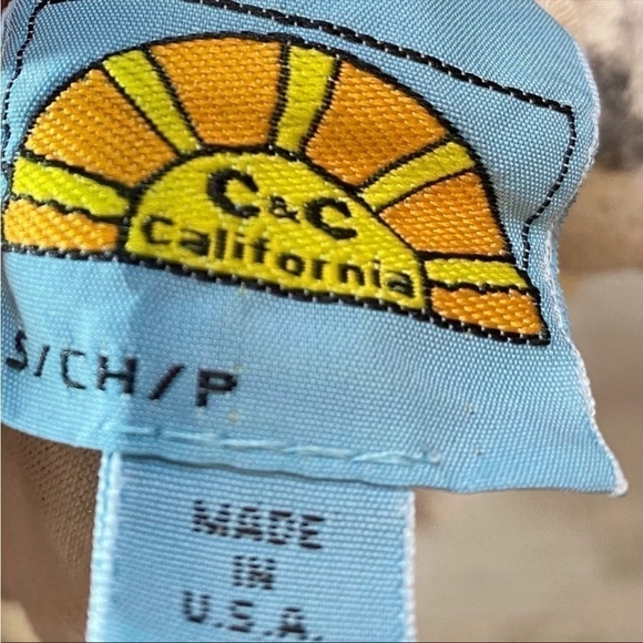 C&C California animal print tank top. Small - Picture 5 of 7